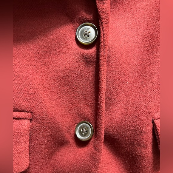 045. NWOT Banana Republic Spice Rum Double Coated Coat - Picture 6 of 7